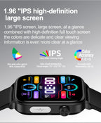 2025 Neue KI-Diagnose Blutfette Harnsäure Körperzusammensetzung Test Smartwatch für Herren EKG+PPG Bluetooth Anruf Gesundheits-Smartwatch