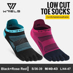 WRELS Zehensocken Laufsocken für Herren Damen Atmungsaktive Fünf-Finger-Socken Hochleistungs-Sport-Fünf-Zehen-Socken