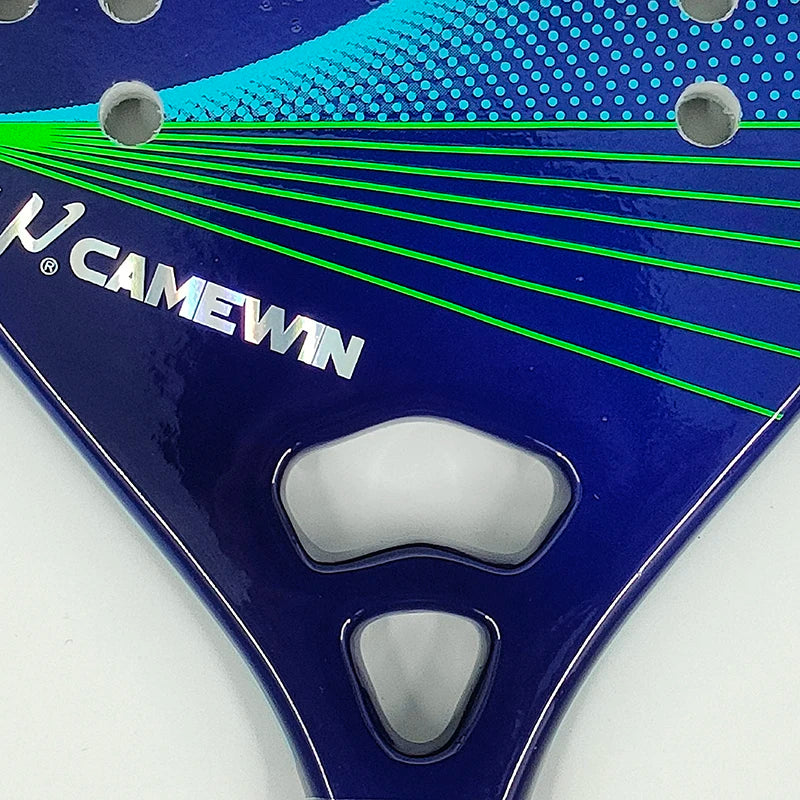 Camewin Beach-Tennisschläger 50% Carbon-Innenkern EVA-Schaum-Faser Mit Schutzhülle Hochwertiger Tennisschläger Neu 2024