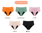 3 Stk./Set Menstruationshöschen Damen sehr starke Blutung Menstruationsunterwäsche High Waist Auslaufsicher Period Panties für Mädchen Set