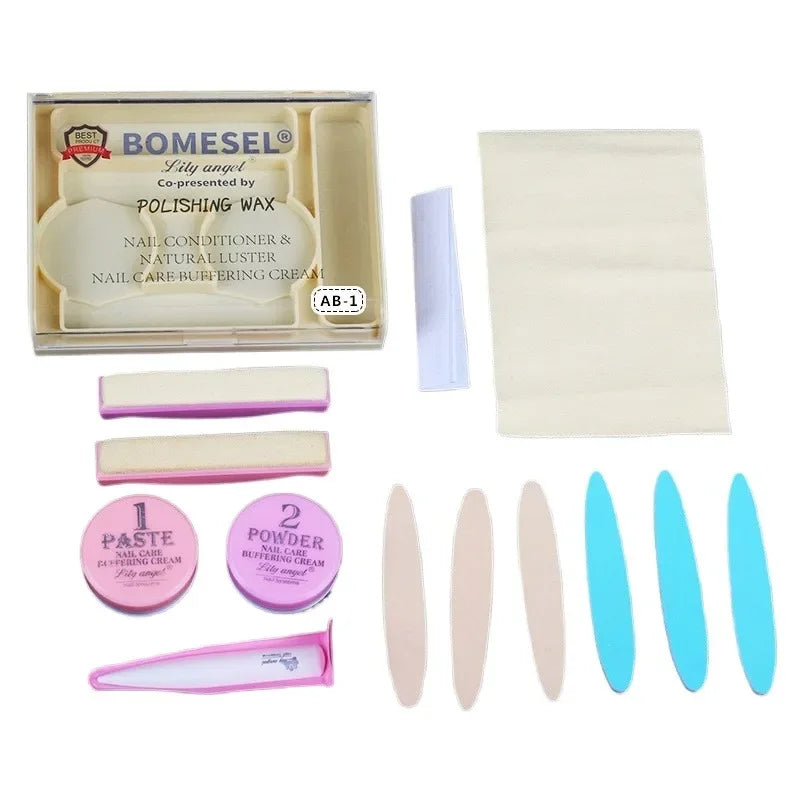 Maniküre-Set Pulver-Nagel-Kit Stärker Professionelle Vielseitige Werkzeuge für Reisen Mädchen Frauen Home Beauty Polierwachs