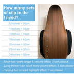 8 Stück Clip In Echthaar Extensions 100% Echthaar Clip In Natürliche Haarverlängerungen Glatte Haarteile 14-26 Zoll Remy Haar