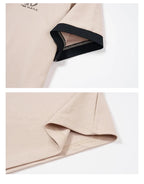 Sommer Herren-Poloshirt modisches Eisseide schnell trocknendes Kurzarm-T-Shirt einfarbig locker sitzendes Businesskragen-Oberteil