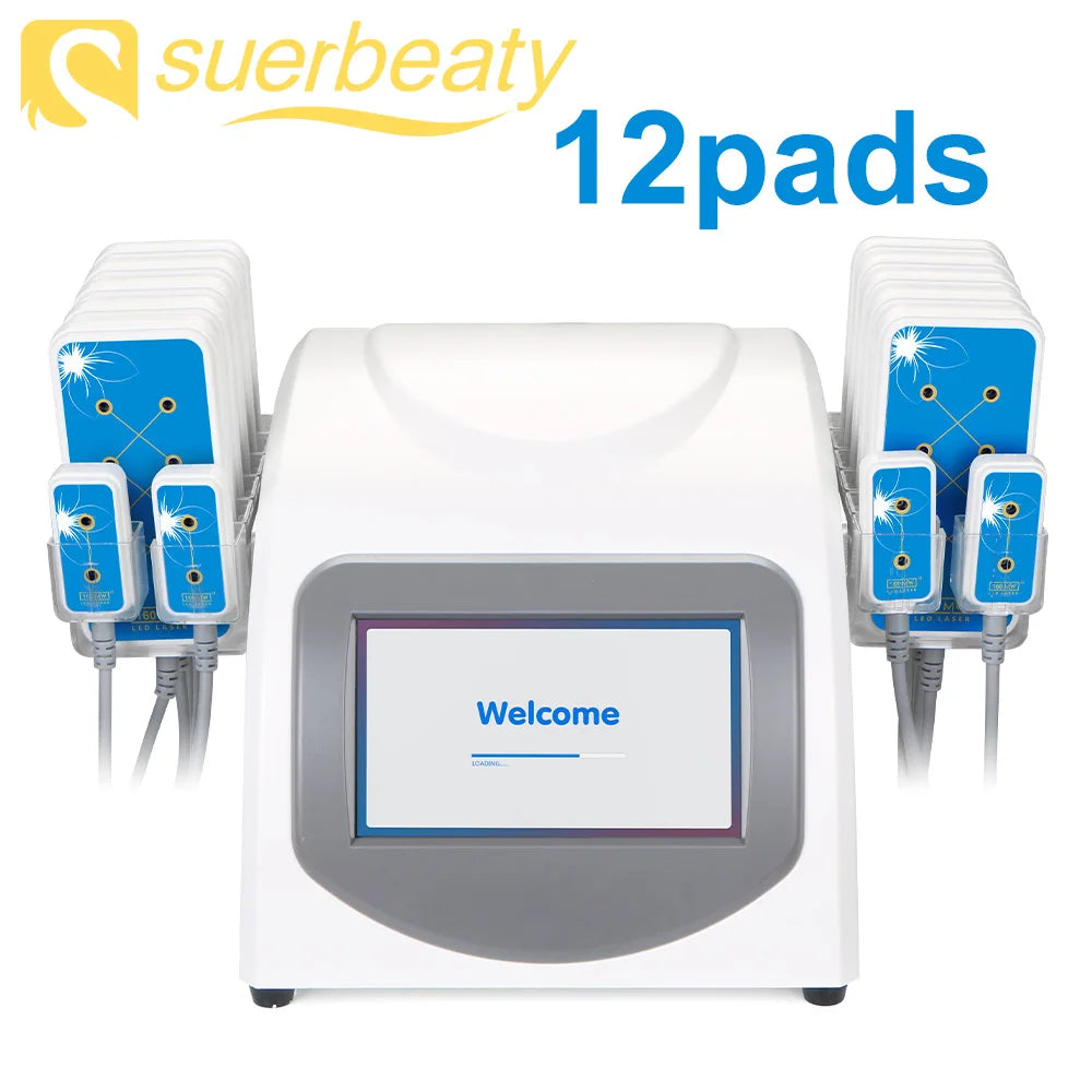 Aristorm 14080mw 635nm-650nm 14 Pads S-Shape Gerät Körperformung Gesichtsstraffung Haushaltsgerät Körperstraffung Massagegerät