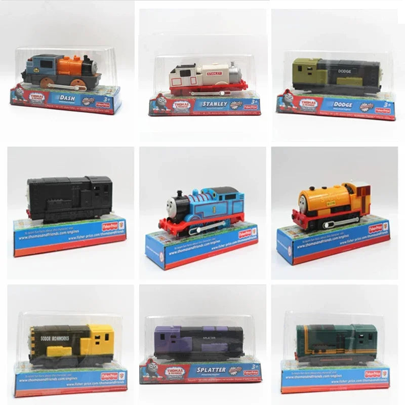 Elektrische Thomas und seine Freunde Trackmaster Motorisierte Lokomotive Diecast Jungen Spielzeug Bash Dash Stanley Splatter Diesel Arry Paxton