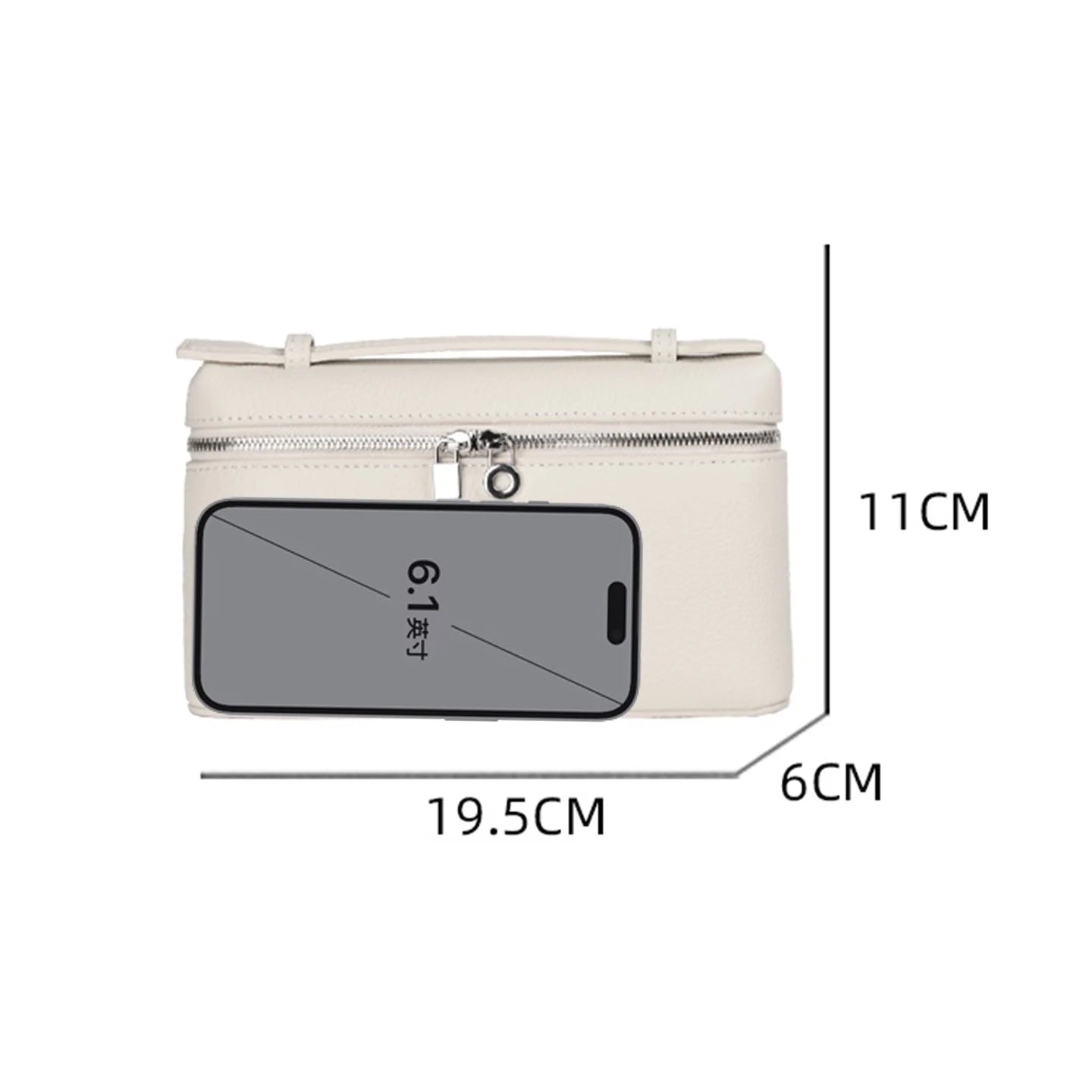 Neue Handtasche aus echtem Leder LP19 für Mobiltelefone für Damen. Exklusiv für Damen, mit luxuriösem Design und kompakter und exquisiter Optik.