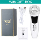 MINI HIFU 4. Generation Lifting-Gerät EMS Warmes Ultraschall-Gesichts-Augenmassage-Instrument Hautfestigende Heimgebrauchs-Spa-Schönheitsgeräte