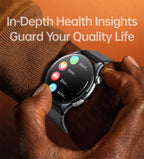 2026 Neue Smartwatch NFC EKG+PPG Blutsauerstoff Harnsäure Blutdruck Saphir Smartwatch Herren für Android iOS Smartwatch Herren