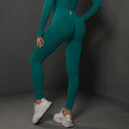 Allure The Brand Damen Scrunch Nahtlose Leggings Nahtlose Pfirsich-Hüft-Trainings-Yogahosen Damen-Sport-Laufhosen Gesäß Körperbetont