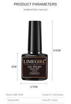Limegirl Nagelset Nagelgel-Werkzeugset 54W Nagellampe 18/12/7 Farben UV-Gel-Nagellack-Set Enthält Nagelfräser Nagelset