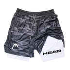 Anime Berserk Herren-Laufshorts Fitnessstudio Training 2-in-1 Sport Schnelltrocknend Workout Jogging Doppelschicht Sommer