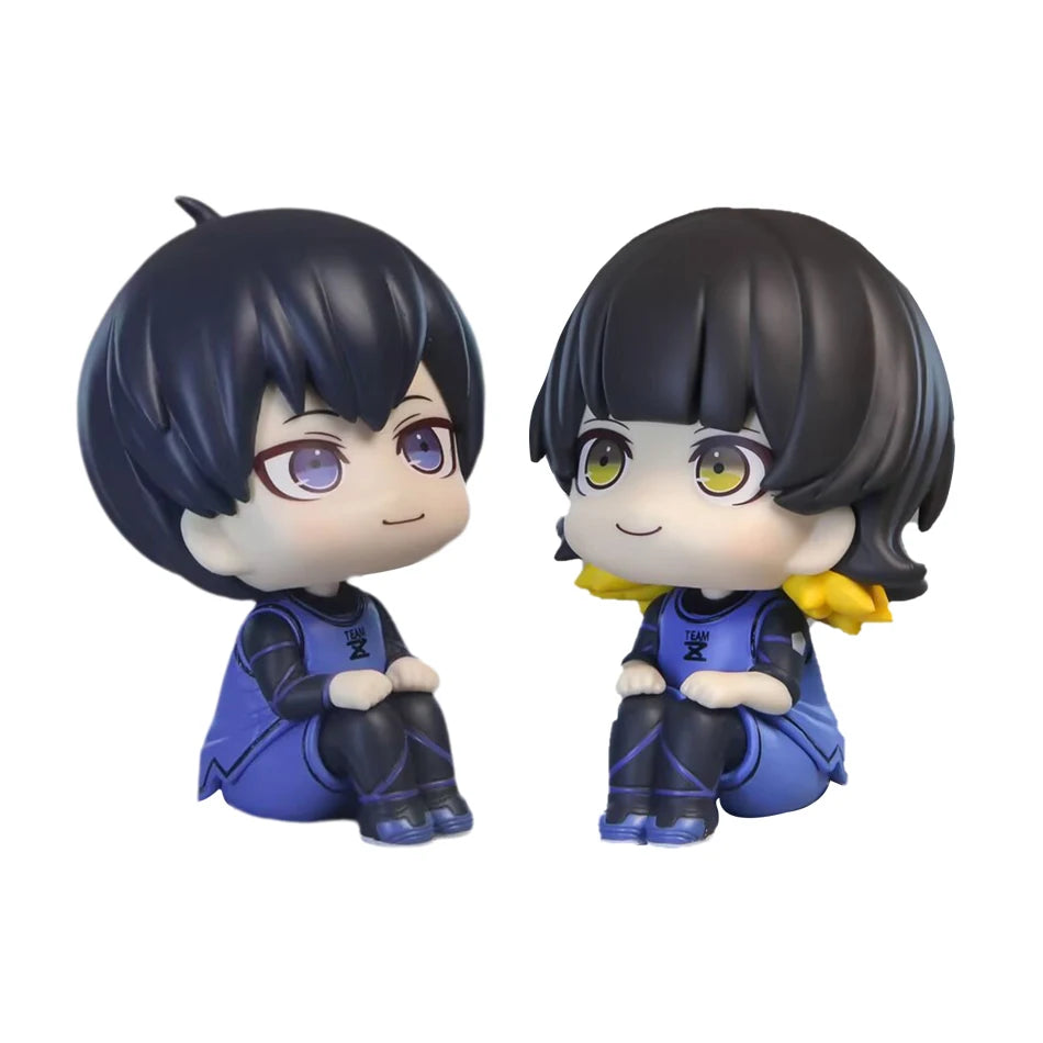 BLUE LOCK Actionfiguren Isagi Yoichi Bachira Meguru Anime Figur Q-Version Figur Sammelmodell Kinderspielzeug Puppen Geschenke