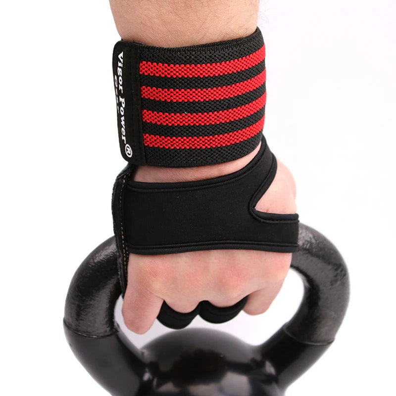 Rindsleder Gewichtheber-Handschuhe 3 Farben Fitnessstudio Anti-Rutsch-Griffe Pads Kreuzheben Gürtel Crossfit Workout Crossfit Handflächenschutz Fitness