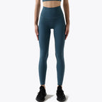 SOISOU Nylon Yogahosen Gym Leggings Damen Mädchen Fitness Weiche Strumpfhosen Hohe Taille Elastisch Atmungsaktiv Keine T-Linie Sporthosen