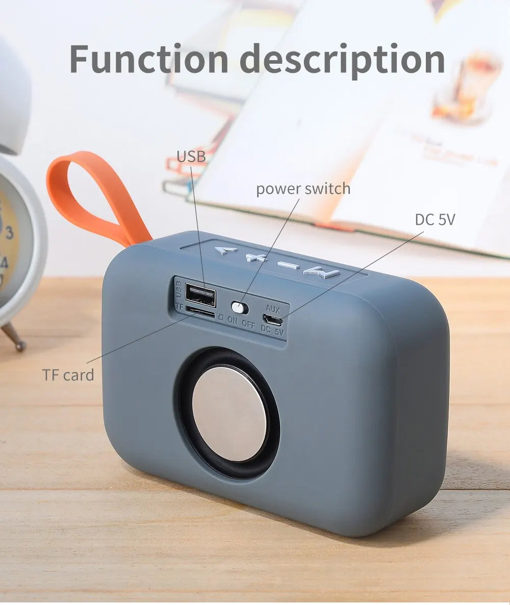 Lautsprecher TG506 Tragbare Mini Wireless Soundbar Bluetooth 5.0 Outdoor Indoor HIFI-Lautsprecher Unterstützung TF-Karte FM-Radio Wasserdicht