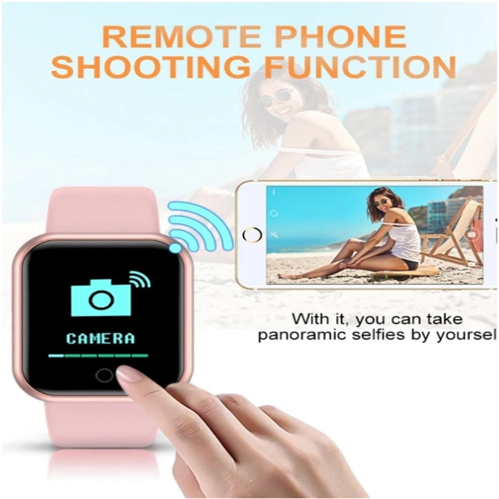 Multifunktionale Smartwatch für Damen und Herren, Bluetooth-verbunden, Telefon, Musik-Player, Fitness-Sportarmband, Schlafmonitor D13 Smartwatch