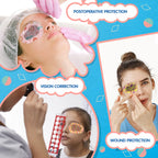 30 Stück heißer neuer Amblyopie Augenpflaster selbstklebende Augenpflaster Medizinische sterile Augenpolster Schützen das Augenlicht für Kinder Mädchen Jungen Sehhilfe