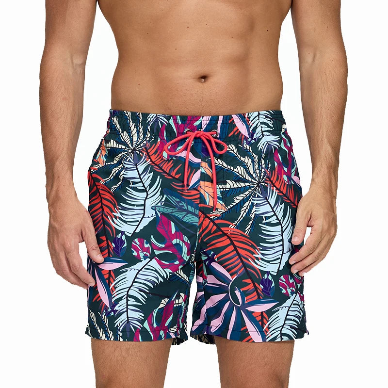 Escatch Brand Sommer Herren Shorts Mode Polyester schnelltrocknende Boardshorts Männer Sport Gym Badehose Surf Badeshorts für Herren