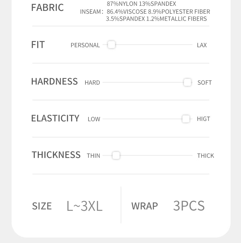 MIIOW 3er-Pack Ice Silk Herrenunterwäsche Boxer Metallfaser Antistatisch Herrenunterhosen Nahtloser Schnitt Saum Herren Slips Boxershorts Trunks