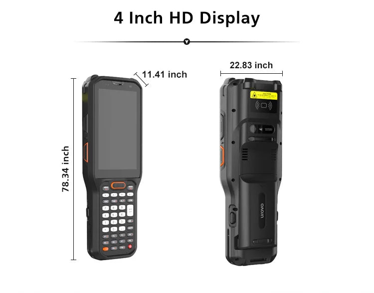 UROVO RT40 Digitaltastatur Pdas Android 10 4G Inventur Handheld Barcode Scanner Mobiles Datenterminal Robustes Pda