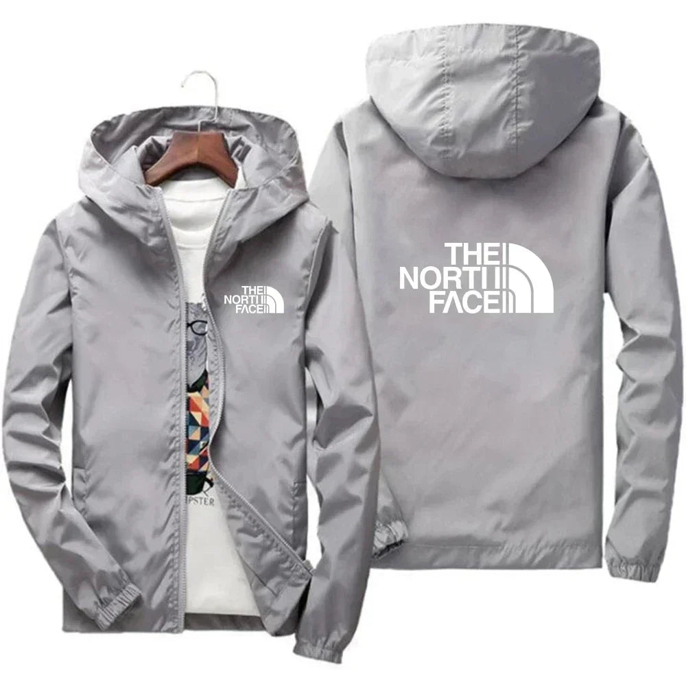 2025 Herren Mode Winddichte Kapuzenjacke mit Reißverschluss Lässige Outdoor-Sportbekleidung für Streetwear, Laufen und den täglichen Tragekomfort Hauptbild