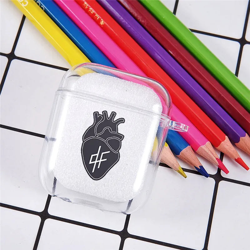 PNL QLF Rapper Singer Earphone Case For Apple AirPods 4 3rd 2 Pro3 Transparent Cover For Airpod 1 3 Letter Protective Box Shell Zweitbild