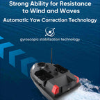 Modernes GPS-Futterboot mit 3 Köderbehältern, 12000mAh kabelloses Futterboot mit automatischer Rückkehrfunktion, verschiedene Stile