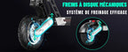 TODIMART G2 ABE E-Scooter, 48V 13Ah, 500W, 40-45km Reichweite, 20km/h, Doppelte Stoßdämpfer, Doppelte Scheibenbremsen, 10-Zoll Offroad-Reifen