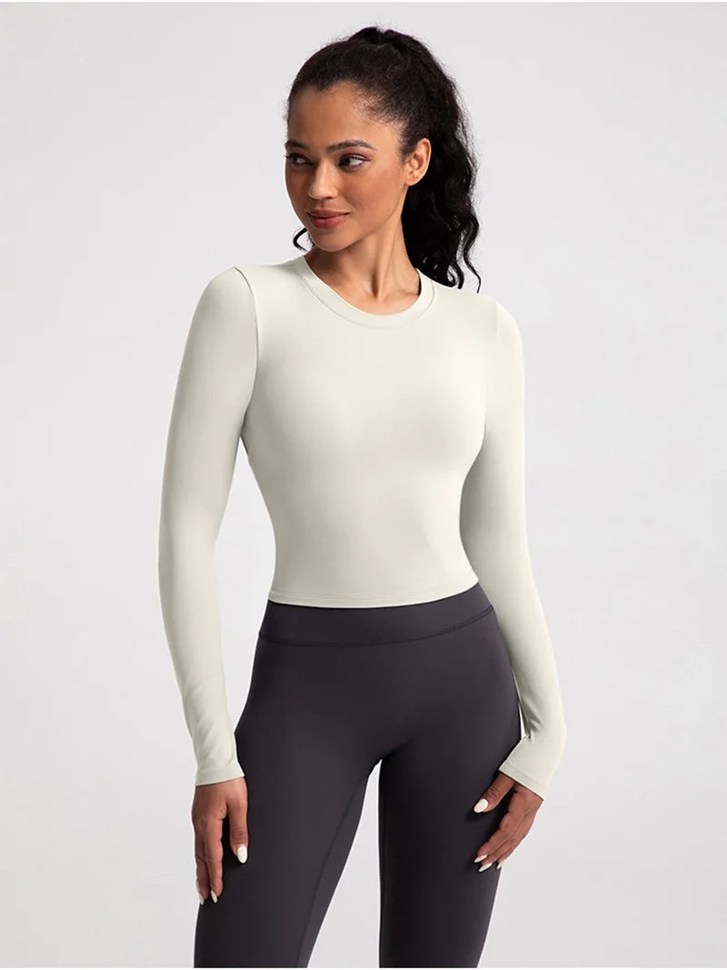 Cloud Hide Black Beauty Back Yoga Shirts Damen Langarmbluse Übergröße Sport Gym Fitness Top Laufshirt Workout Shirt