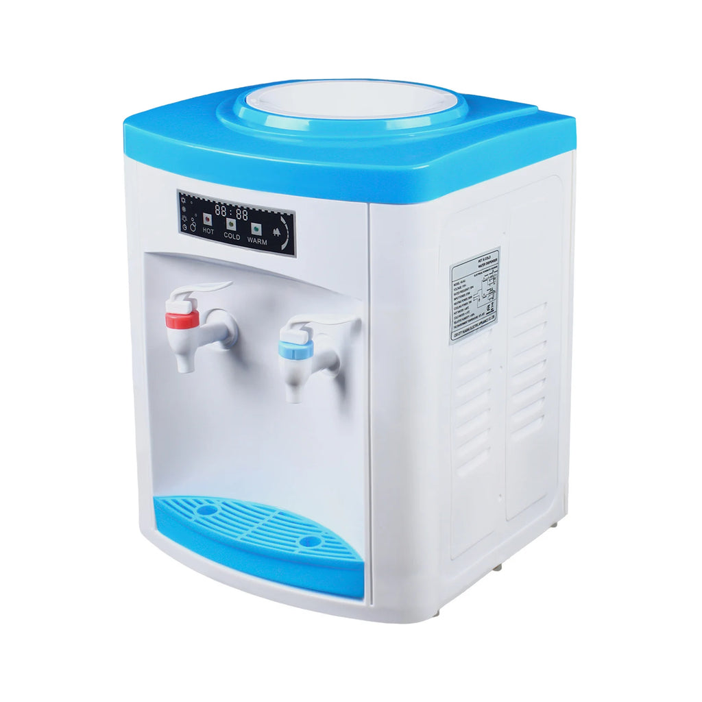 Kompakter Heiß- und Kaltwasserspender, energiesparender Tisch-Wasserspender aus Edelstahl, Mini-Trinkstation für Büro und Zuhause