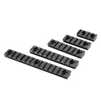 Jagd Taktische Picatinny Schiene 3-13 Slots 20mm Aluminium Schienenadapter Halterung für Keymod / M-LOK System Handschutz Zielfernrohr Montagebasis