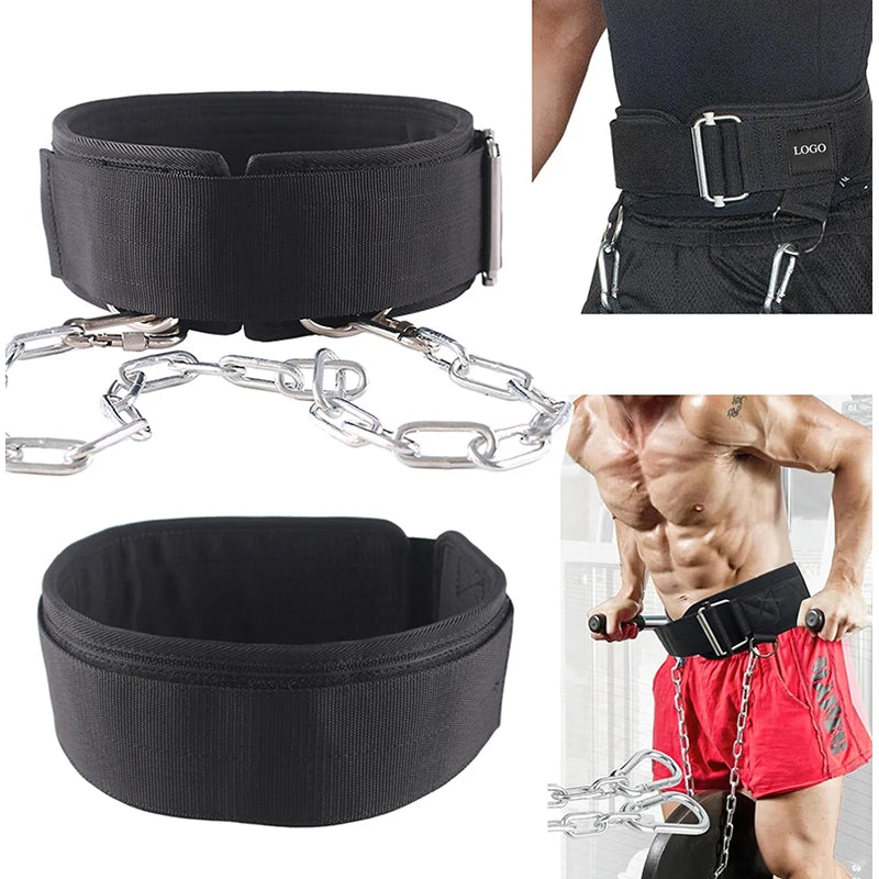 Thick 3 Layers Nylon Dip Belt For Pull Up&Squat Weightlifting,Durable and sturdy Belt for Strength Training,Professional Belt Hauptbild