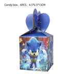 Sonic Geburtstagsparty Dekoration Spiel Igel Ballons Actionfigur Party Pappteller Handtuch Becher Tischdecke Spielzeug Kindergeschenke