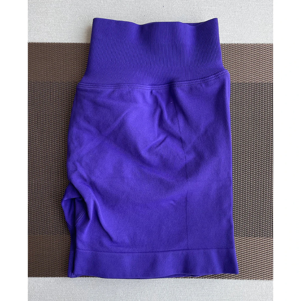 TKITK Shorts Nahtlose Yogahosen Damen Fitness Outfits Shark Bite Shorts für Fitnessstudio Laufen Radfahren Leggings