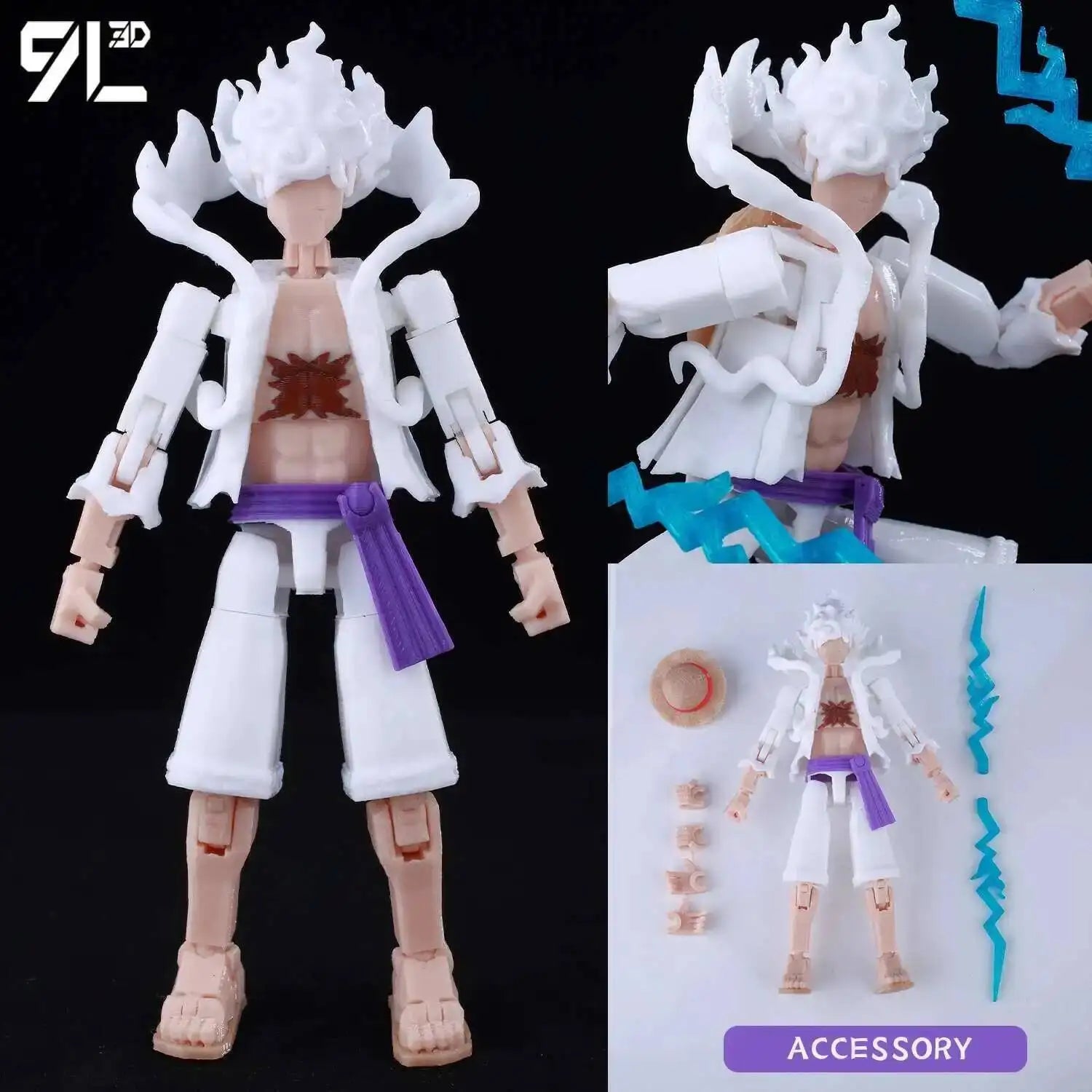 9L3D Gedruckte Anime One Piece Naruto Demon Slayer Dummy13 Lucky T13 Bewegliche Shapeshift Actionfiguren Mannequin Spielzeug Sammlerstücke