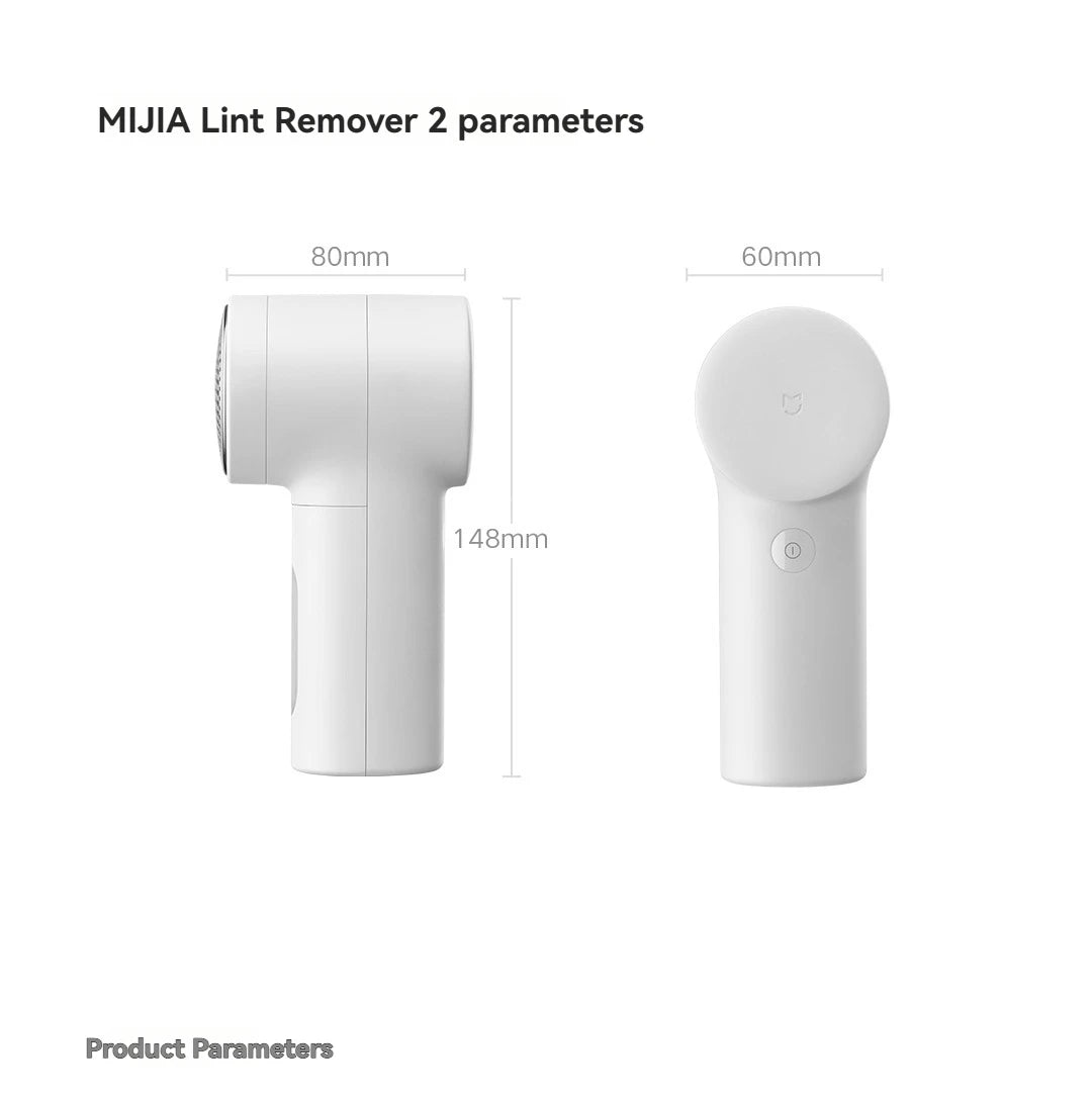 Xiaomi Mijia Fusselrasierer 2 Tragbarer elektrischer Fusselentferner Wiederaufladbarer Kleider-Sweater-Rasierer 180 Minuten Laufzeit