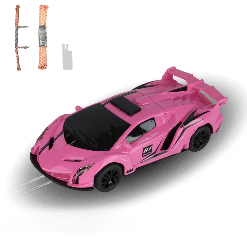Analog Slotcar 1:43 1/43 Maßstab CLK GTR F1 Veneno Polizei LaFerrari Auto Evolution Rennstrecken-Spielzeugautos