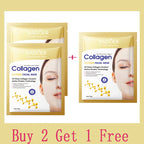 10 Stk. Kollagen Anti-Falten Gesichtsmaske Anti-Aging Mildert feine Linien Strafft die Haut Feuchtigkeitsspendend Aufhellend Hautpflege Koreanische Kosmetik