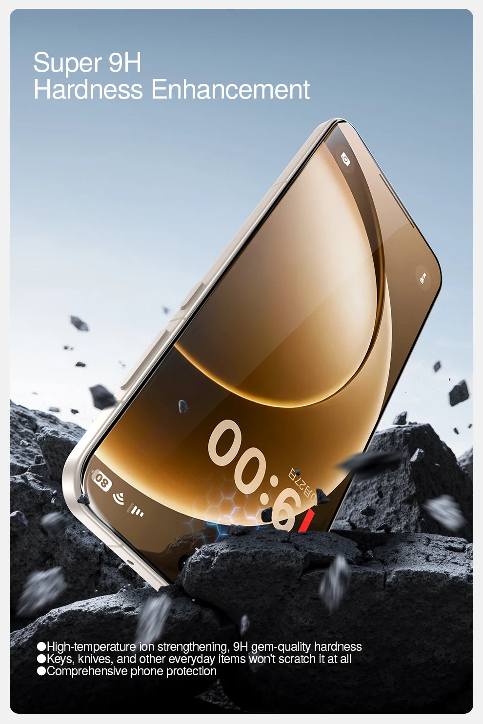 SmartDevil Staubfreie Kabine Displayschutzfolie aus gehärtetem Glas für OnePlus 15 Ace 6 HD Displayschutzfolie für OnePlus Ace 5 Pro Anti-Fingerabdruck