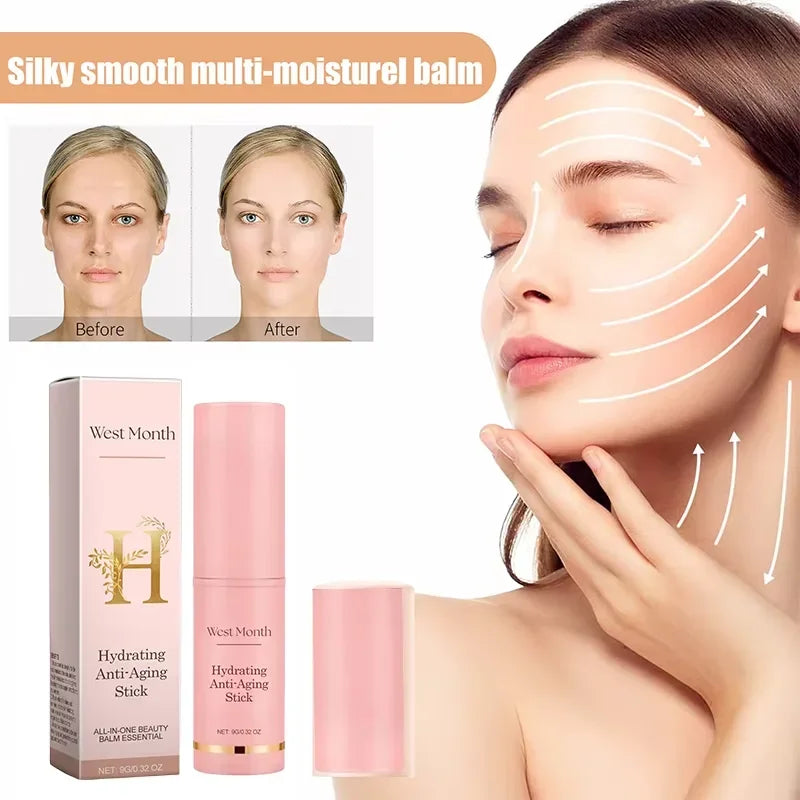 Kollagen Anti-Falten Multi Bounce Balsam Stift Sofortige Anti-Aging Straffung Anhebung Aufhellung Mattierende Gesichtshaut Feuchtigkeitspflege Kosmetik