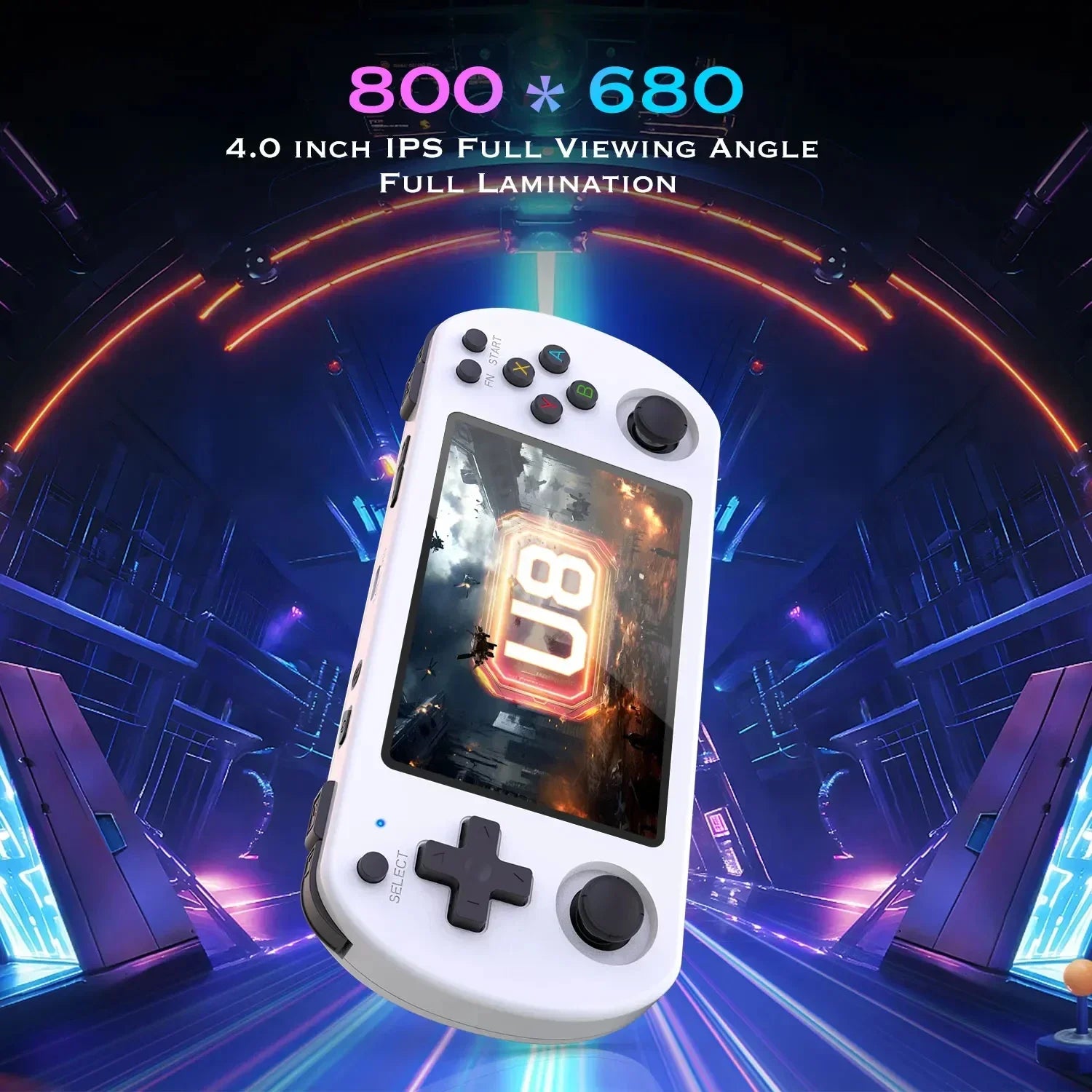 U8 Retro Handheld Spielekonsole Linux System 4.0 Zoll IPS Bildschirm R35s Pro Tragbarer Taschen-Videospieler