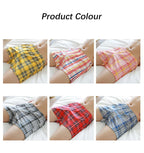 100 % Baumwolle Fashion Boxershorts Herren Unterwäsche Jugend Atmungsaktive Bequeme Locker Unterhose Klassische Karierte Pfeilhose Homewear