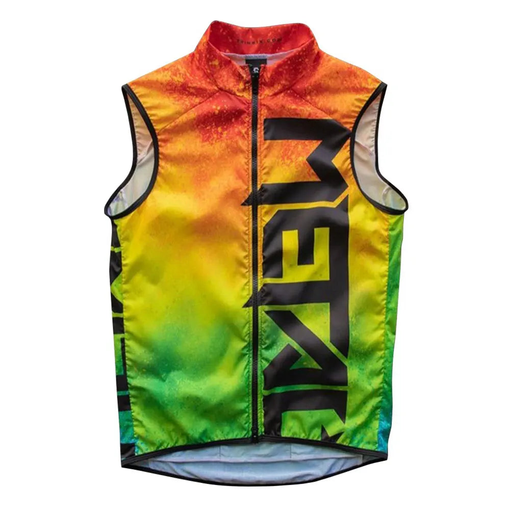 Twin Six Fahrradweste Herren Ärmellos Winddicht Wasserdicht Bekleidung Ropa Ciclismo Top Rennrad Uniform Leichtgewicht Fahrrad Trikot