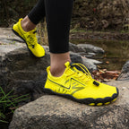 Oiaano Barfußschuhe Herren Schwarz Damen Wassernetz Minimalistische Sneaker Sport Aqua Strand Weiche Sohle Leicht Atmungsaktiv Outdoor Wandern