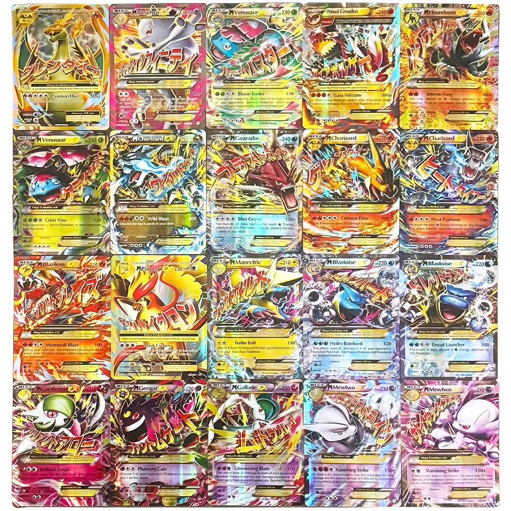 60-100 Stück Neue Englisch Französisch Spanisch Pokemon Karten GX MEGA EX TAG TEAM Vstar Spiel Kampfkarte Heißer Verkauf Sammelkarte Kindergeschenk Hauptbild