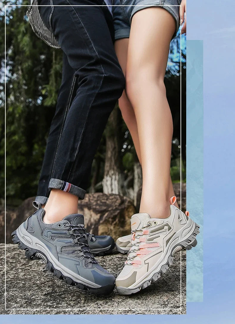 2025 Hiking Shoes Men Women Mesh Sneakers Breathable Fashion Mountain Shoes Boy Spring Autumn Summer Work Shoes Outdoor Trekking