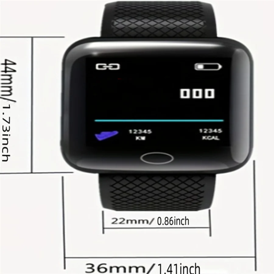 Smartwatch Herren Damen Armbanduhren Smart Watch Nachrichten Fitness Tracker Armband Geburtstagsgeschenk Elektronische Uhr für Android IOS