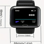 Smartwatch Herren Damen Armbanduhren Smart Watch Nachrichten Fitness Tracker Armband Geburtstagsgeschenk Elektronische Uhr für Android IOS