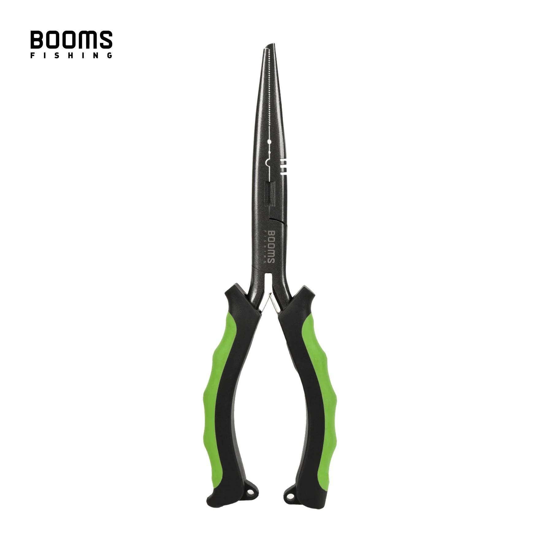 Booms Fishing F03 Multifunktions-Fischereizange 23,5 cm Gerade Langnase Edelstahl-Schnurschere Werkzeuge