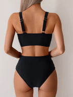 Sommer Sexy Bikinis Push Up Badeanzüge Damen Bademode für Frauen Strand Bademode Badeanzüge High Waist Bikini Set Pool Bather